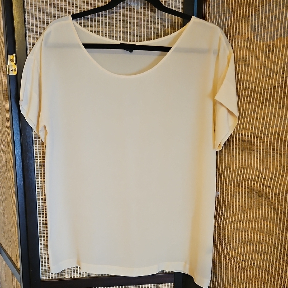 Club Monaco Cream Blouse